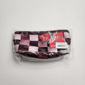 Harveys Seatbelt Triangle Make Up Case Black Cherry